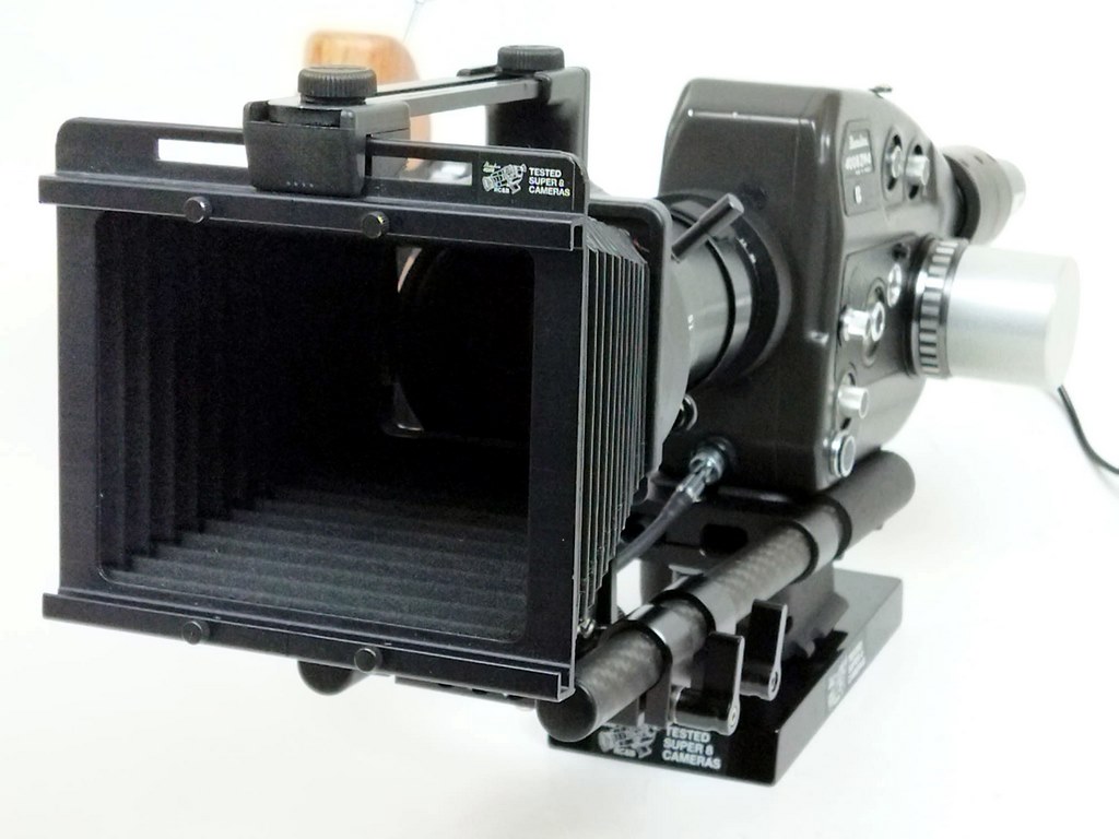Beaulieu 4008 ZM4 + Matte box + Video-assist + Base + Wooden grip (250MB) - Image 5
