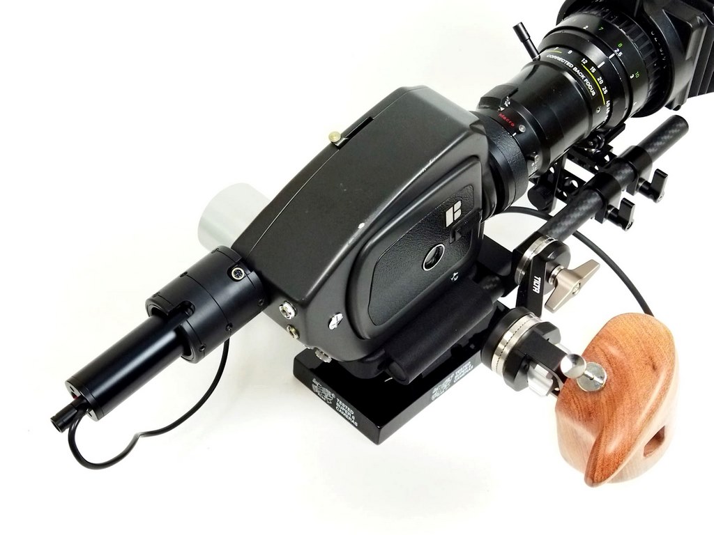Beaulieu 4008 ZM4 + Matte box + Video-assist + Base + Wooden grip (250MB) - Image 7