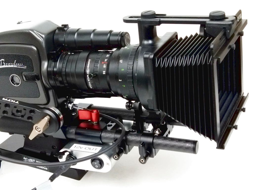 Beaulieu 4008 ZMII + Matte box + Video-assist + Base + Wooden grip (216MB) - Image 7