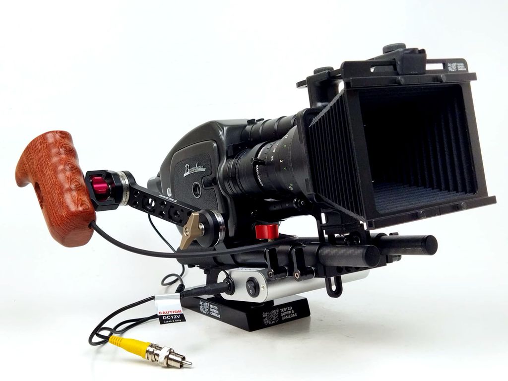 Beaulieu 4008 ZMII + Matte box + Video-assist + Base + Wooden grip (216MB) - Image 10