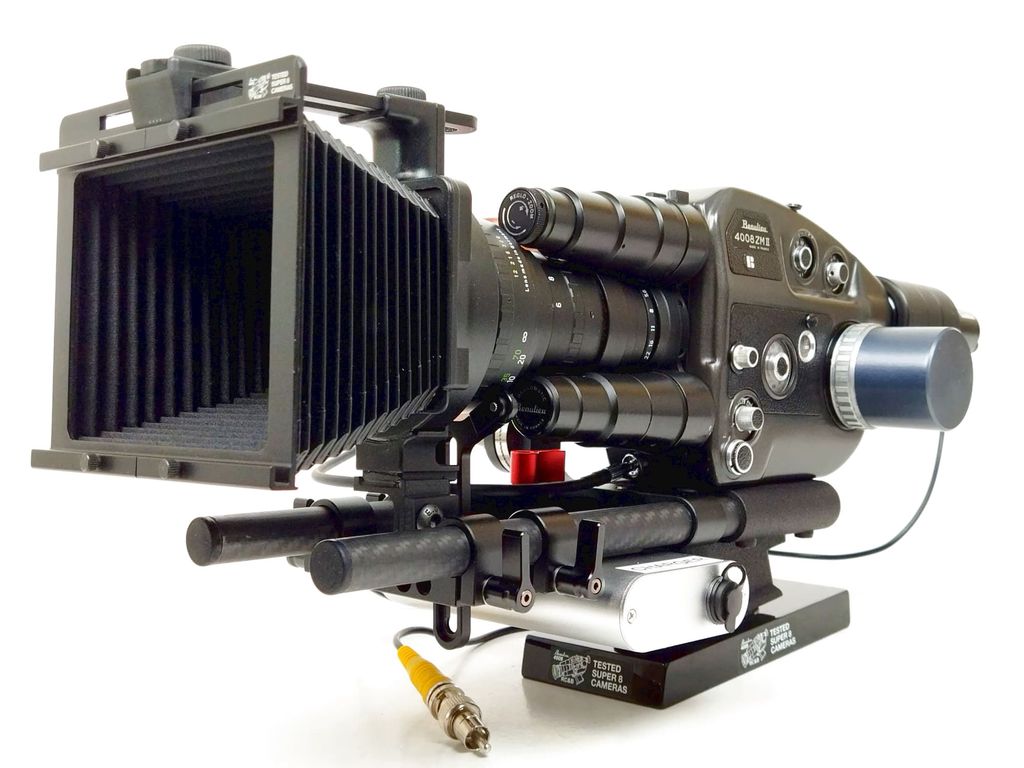 Beaulieu 4008 ZMII + Matte box + Video-assist + Base + Wooden grip (216MB) - Image 12