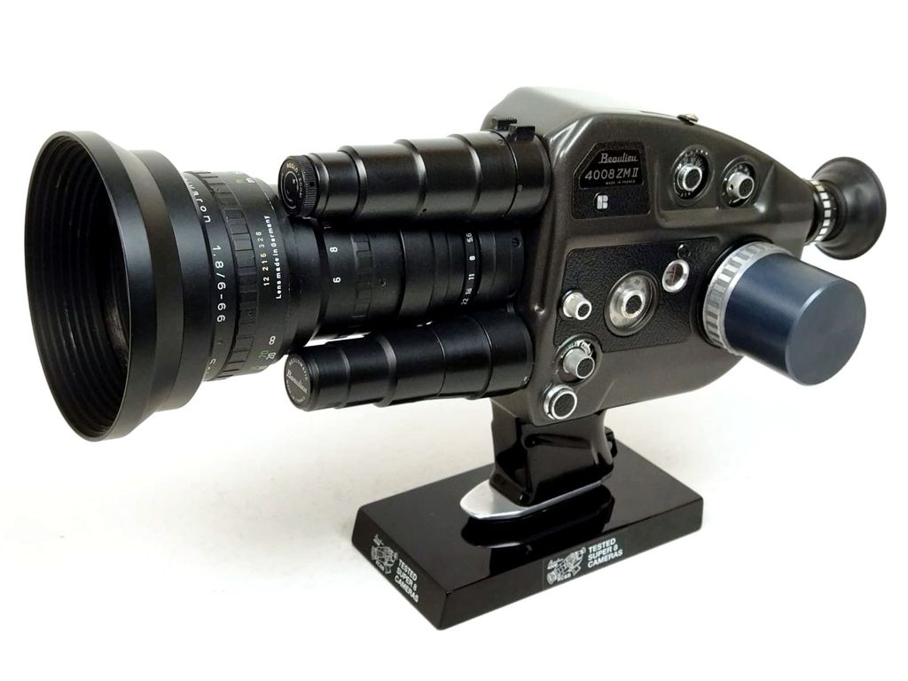 Beaulieu 4008 ZMII + Matte box + Video-assist + Base + Wooden grip (216MB) - Image 13