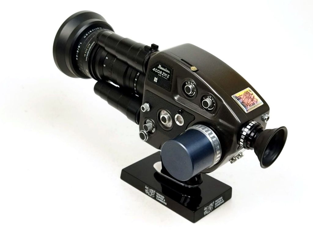 Beaulieu 4008 ZMII + Matte box + Video-assist + Base + Wooden grip (216MB) - Image 16